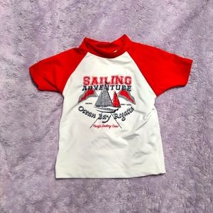 Lily and Dan swim top, size 4t